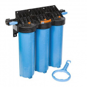 Фильтр магистральный 20"BB ДЖИЛЕКС 1M20Т3 - 1" (ВР/ВР торцевое, 3 непрозрачных колбы)