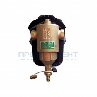 Грязеуловитель FAR 2201 - 3/4" (ВР/ВР, PN10, Tmax 110°C, со сливным краном, в теплоизоляции)