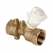 Клапан балансировочный Giacomini R206B - 3/4" (ВР/ВР, PN25, без штуцеров, со сливом)