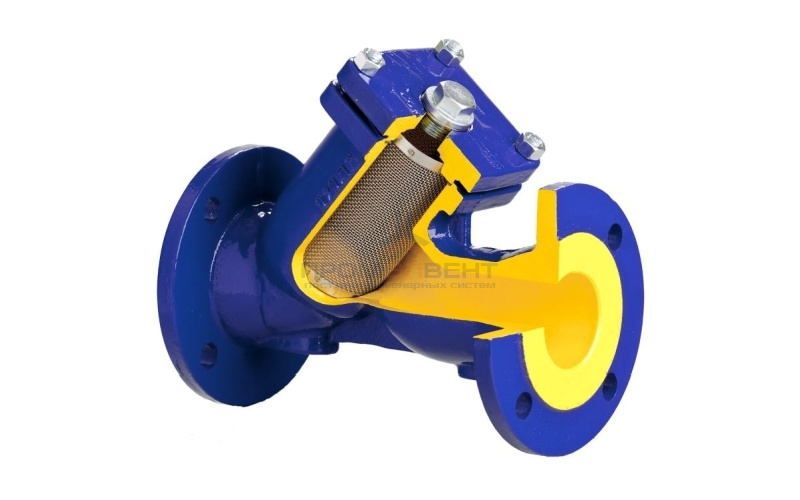 Фильтр грубой очистки BROEN V821M - Ду50 (Фланец/Фланец, PN16, Tmax 300°C, с магнитной вставкой)