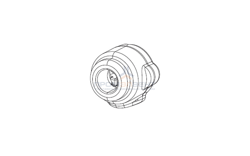 Тепло-шумоизоляционный кожух REHAU RAUTITAN для настенного угольника Rp 1/2