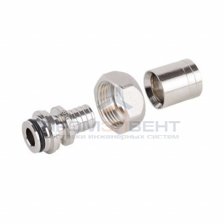 Переход на евроконус SANEXT - 20x2.8 x 3/4" (для труб из сшитого полиэтилена, в комплекте с гильзой)