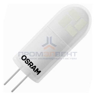 Лампа светодиодная Osram LED P PIN 30 2,4W/827 300lm 12V G4 теплый свет