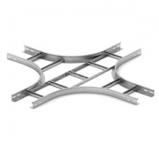 Крестообразный разветвитель для лестничного лотка НЛО 400х50х3000 OSTEC