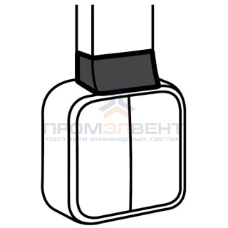 Адаптер QUTEO для кабель-канала 16x16мм Legrand METRA