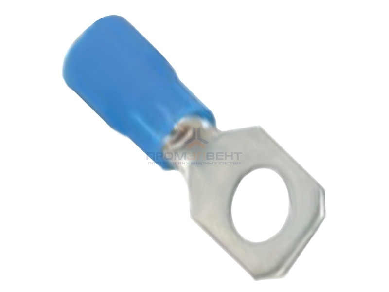 Наконечник с отверстием под винт и изолир.фланцем 1,5-2,5 кв.мм 5,2 мм (100шт) синий (НКИ)