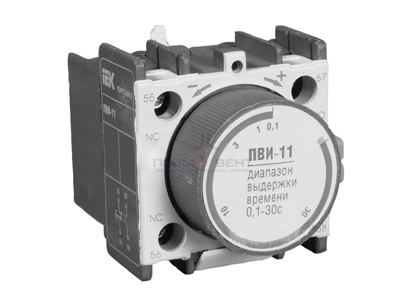 Приставка ПВИ-11 задержка на включении 0,1-30сек. 1Н.З+1Н.О ИЭК